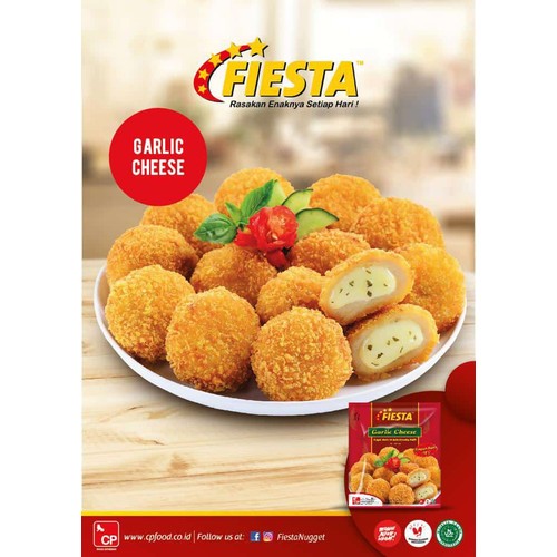 

FIESTA NUGGET GARLIC CHEESE 400GRAM