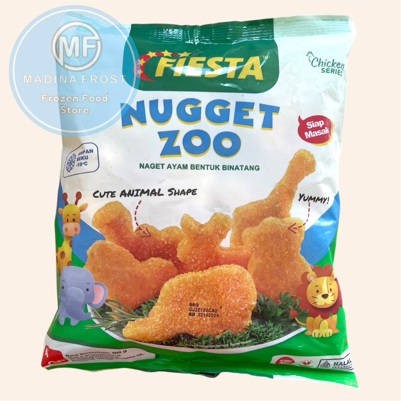 

FIESTA CHICKEN NUGGET ZOO 400 GR