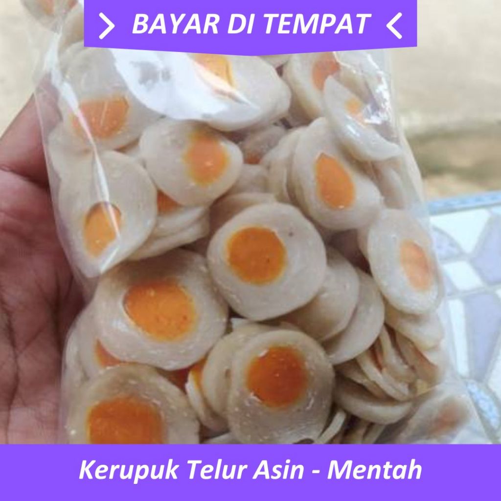 

Kerupuk Telur Asin Garut - Kerupuk Telur Asin - Mentah - 100 GR - 250 GR - 500 GR - Distributor Kerupuk Telur Asin - Halal