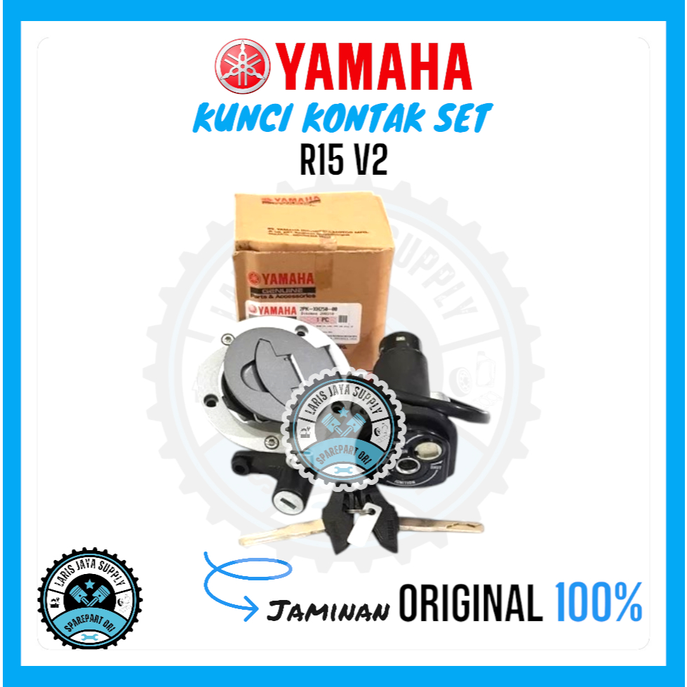 2PK-XH250-00 KUNCI KONTAK SET R15 V2 - ORIGINAL YAMAHA