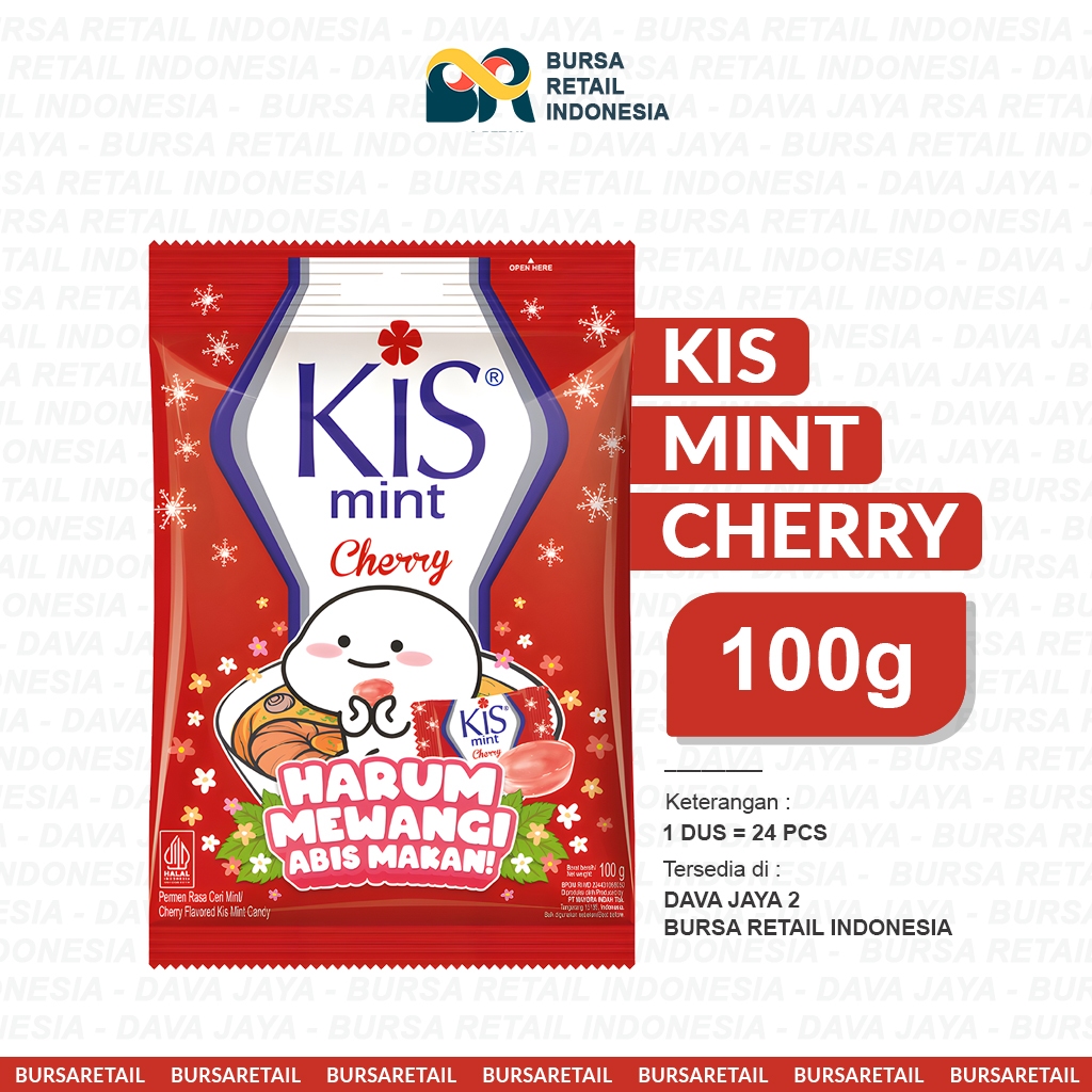 

Permen Kis Mint Rasa Cherry Segar Harum Wangi isi 50pcs | BURSARETAIL