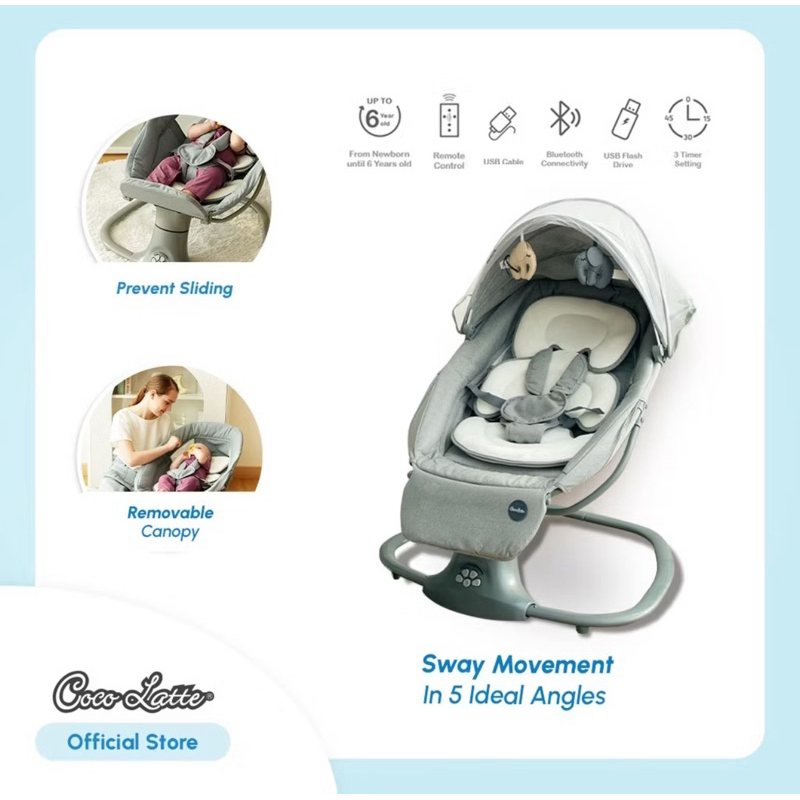 cocolatte snuggli  bouncer abu2 preloved