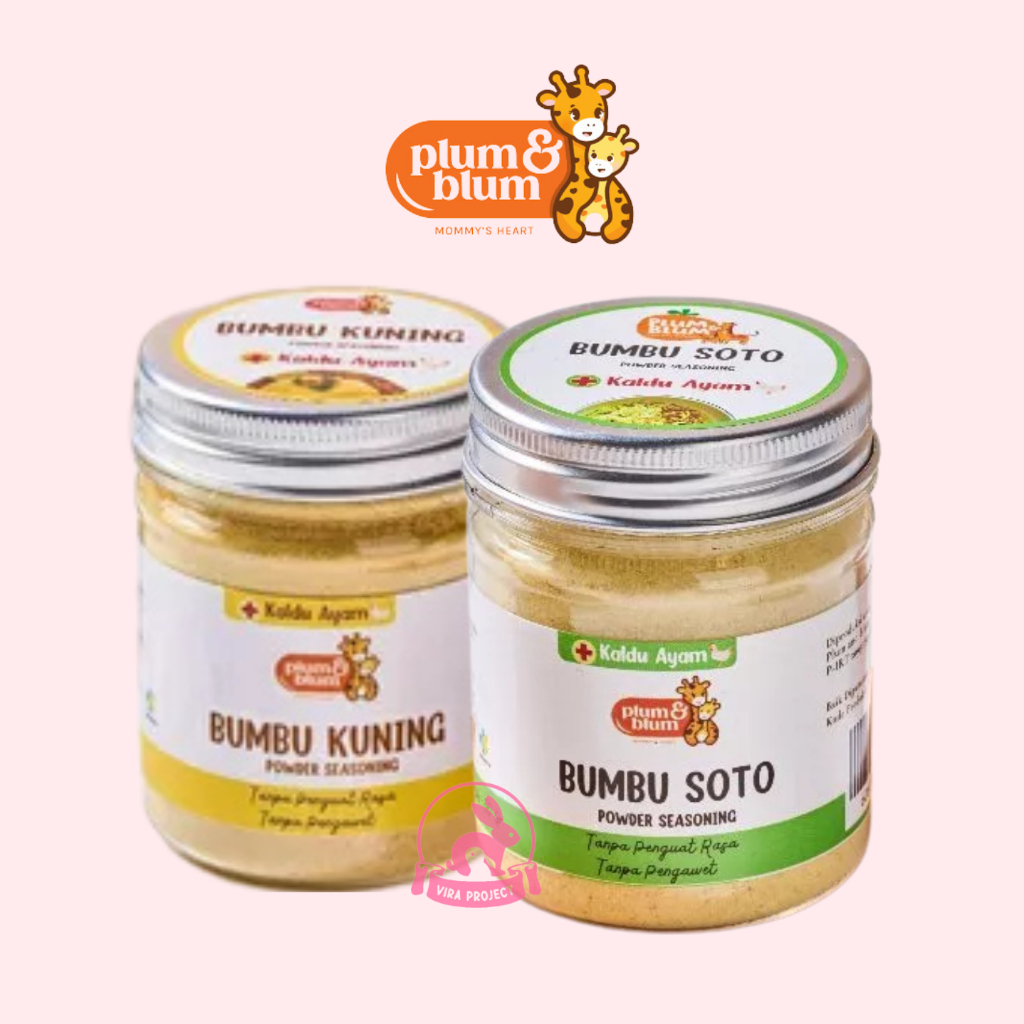 

PLUM&BLUM BUMBU BUBUK POWDER MPASI NON MSG / BUMBU MASAKAN MPASI NON MSG 50G