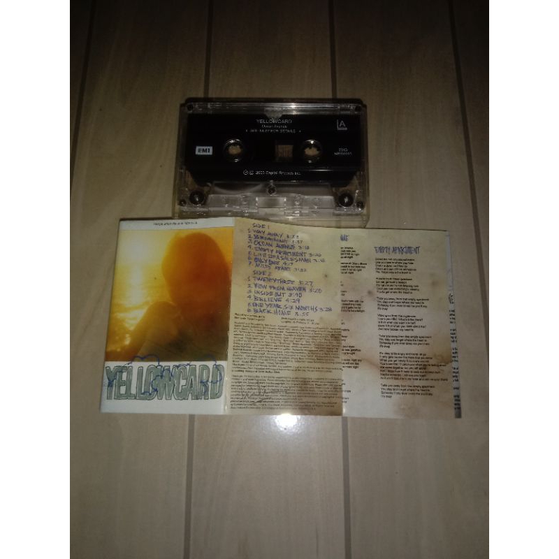 kaset pita yellow card ocean avenue
