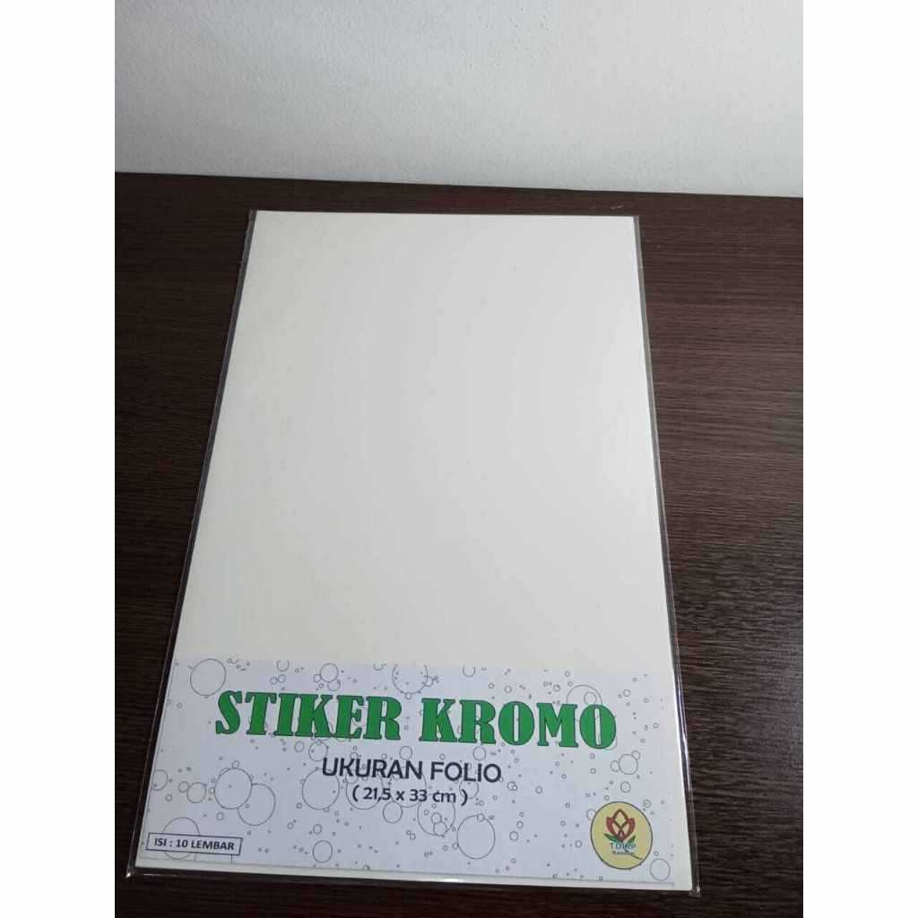 

STIKER KROMO & STIKER HVS Ukuran Folio 21.5cm x 33 cm dijual /10 lembar