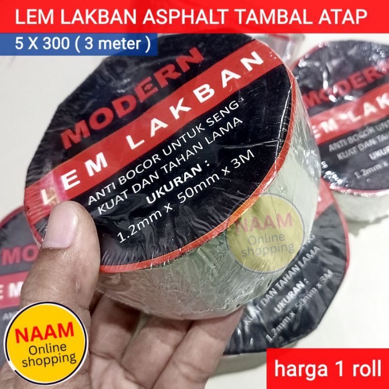 TAMBAL ATAP TALANG SENG GALVALUM METAL ROOF - LAKBAN ASPAL ALUMINIUM TAHAN CUACA - LEM ASPAL PRAKTIS