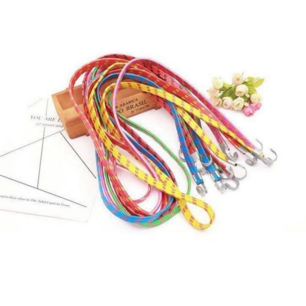 Promo Dfanccie Tali Bagasi Motor Tali Karet Pengikat Barang Motor/Mobil Export Quality Tali