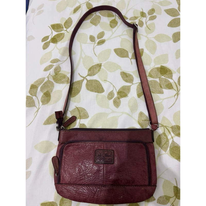 sling bag fossil authentic preloved