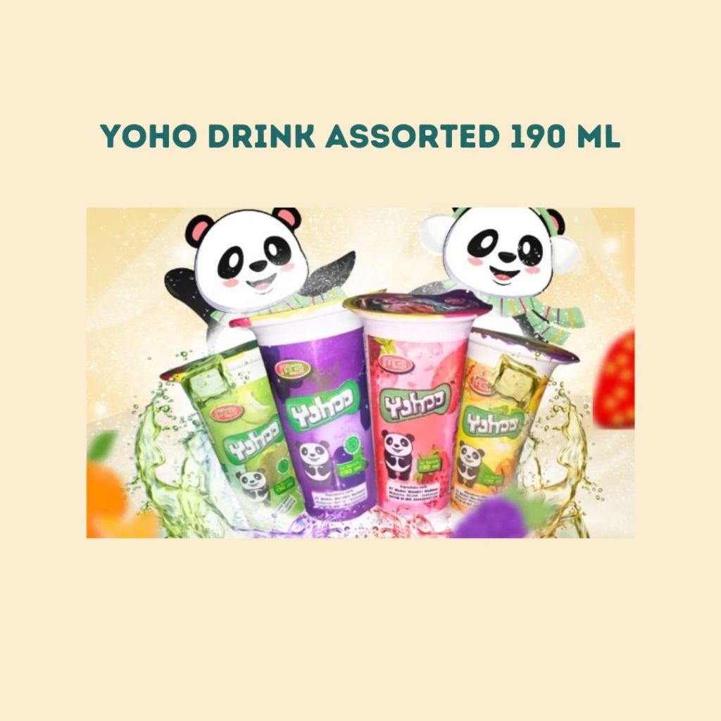 

Minuman Cup Yoho Drink Assorted 190ml/Dos