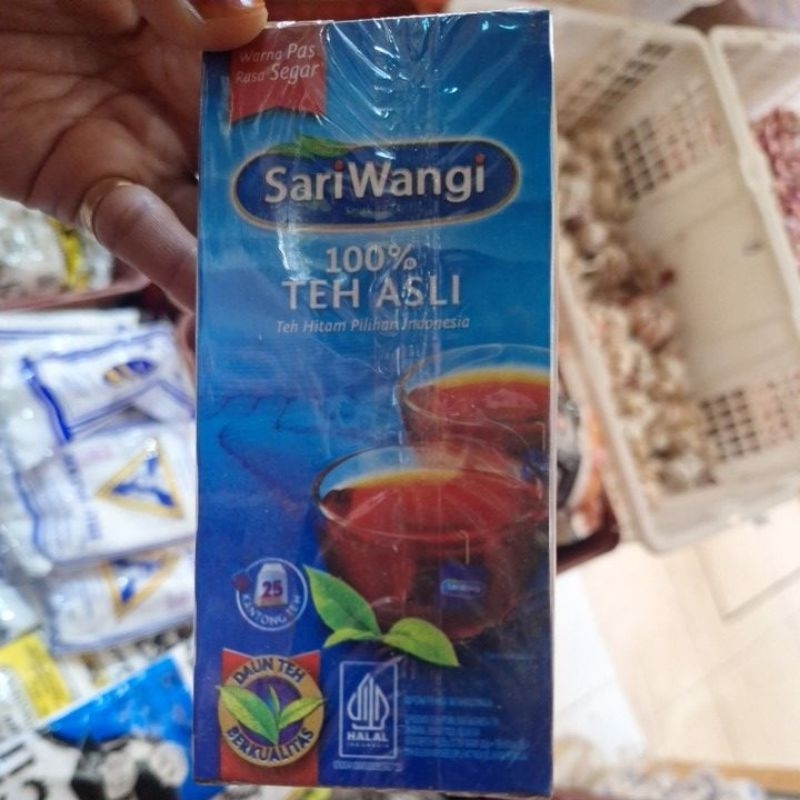 

Teh sariwangi isi 25 kantong