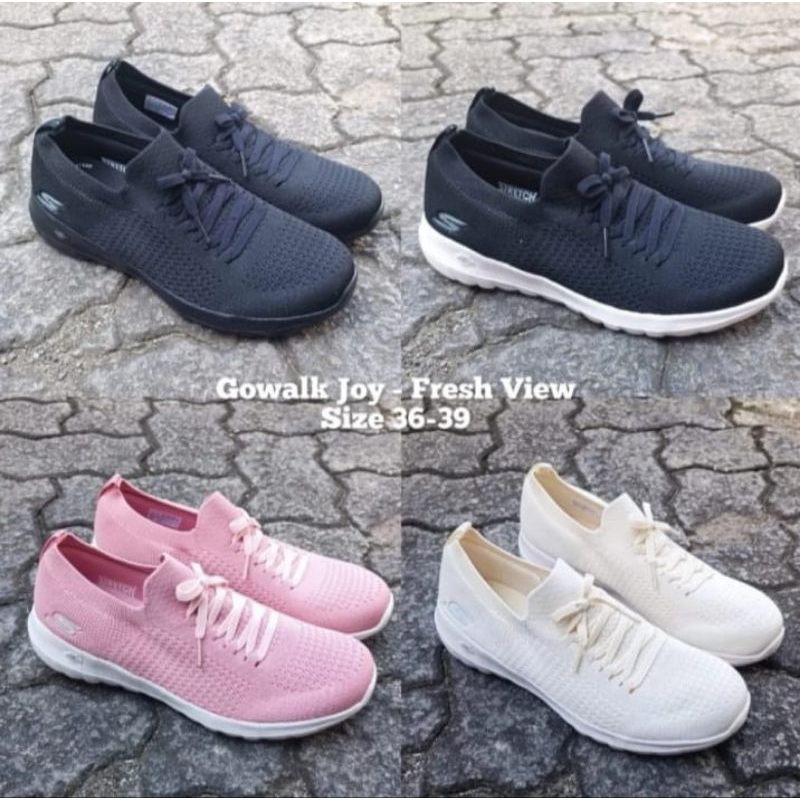 SKECHERS GO WALK JOY FRESH VIEW/SEPATU SKECHERS WANITA