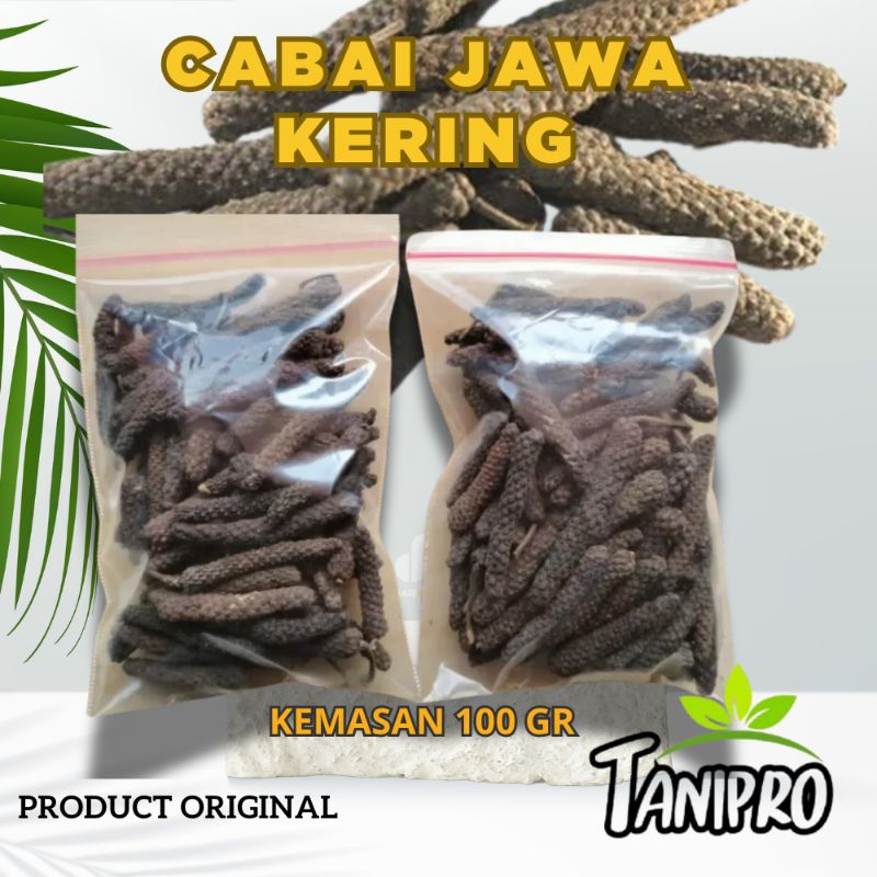 

TaniPro-CABE JAWA / CABE JAMU / LONG PEPPER / CABE PUYANG KERING 100 GRAM