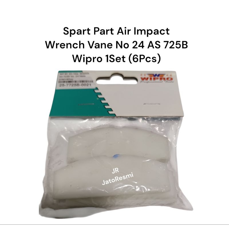 Spart Part Air Impact Wrench Vane No 24 AS 725B Wipro 1Set (6Pcs)