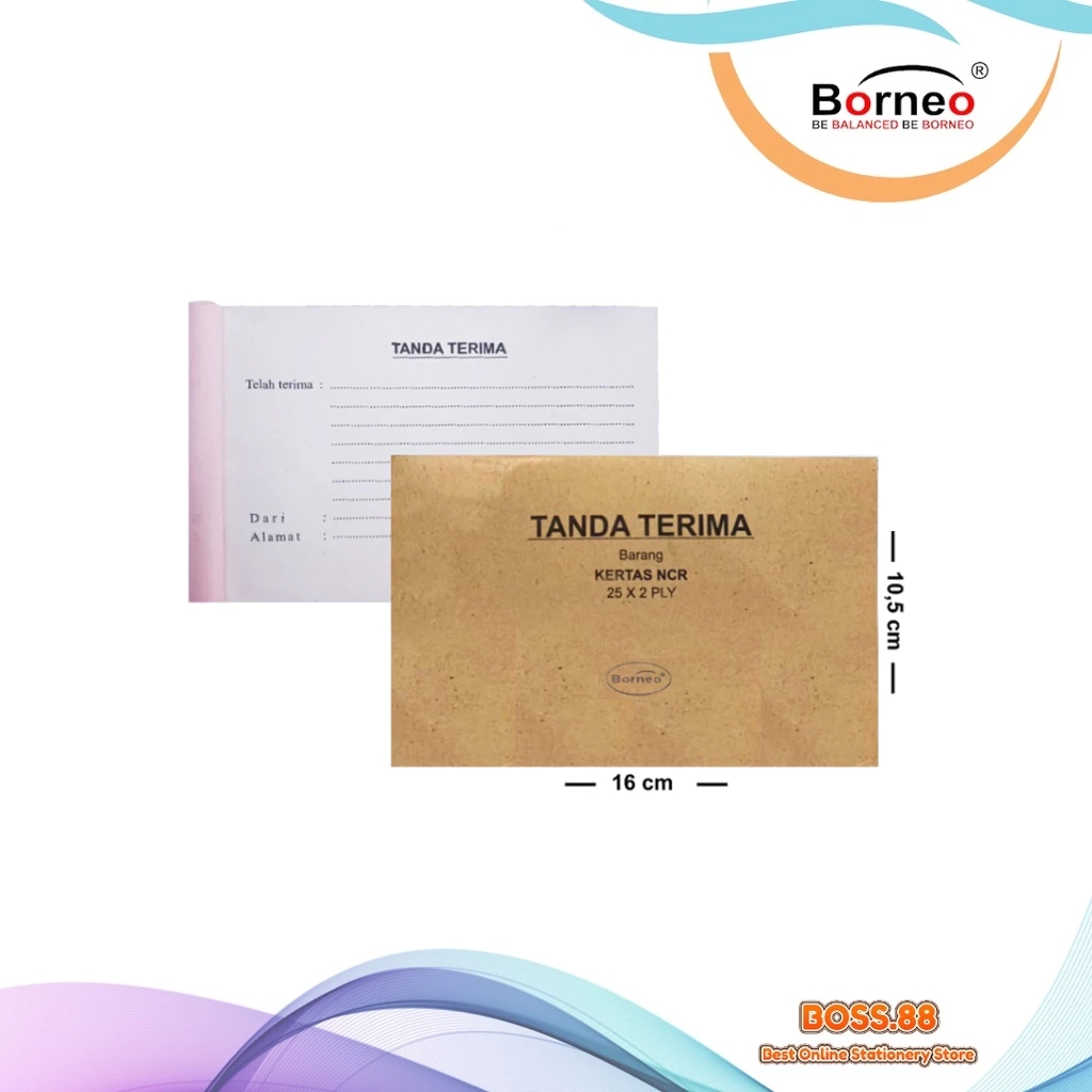 

BUKU TANDA TERIMA NCR KECIL 2 PLY BORNEO (1 PCS)