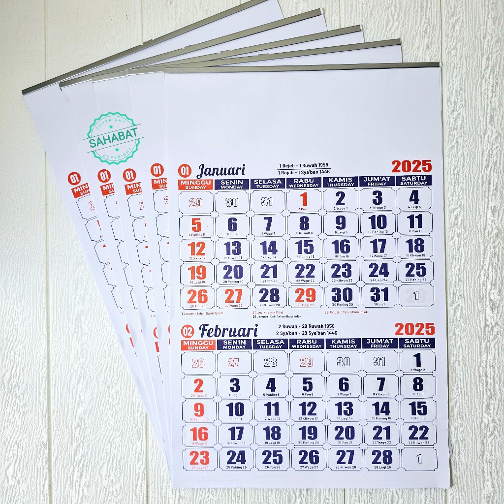 

KALENDER KERJA DWIBULAN TAHUN 2025 KALENDER 2 BULANAN/ KALENDER MURAH TERBARU 2025