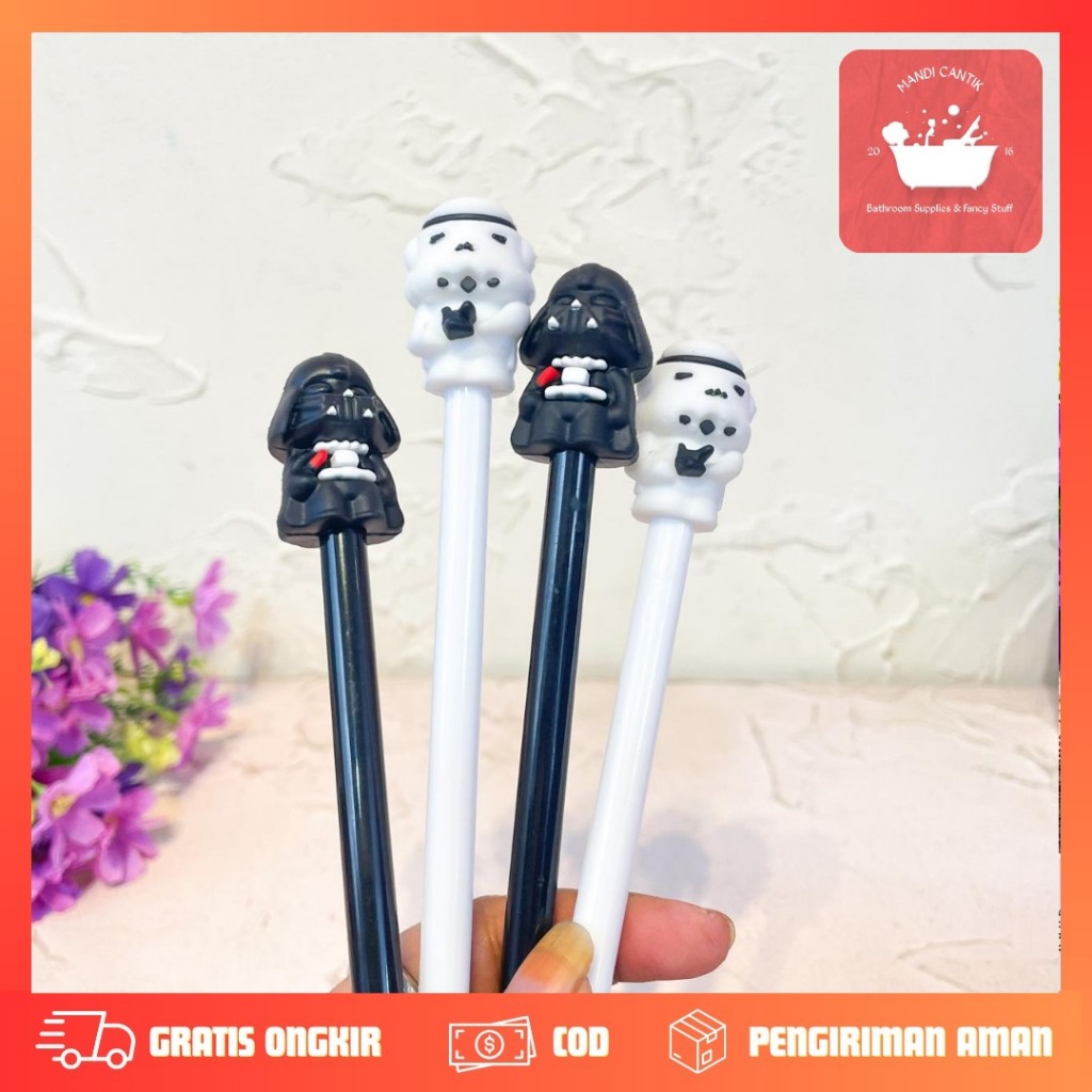 PULPEN GEL EDISI STAR WARS darth vader PGK-1628 PENA ALAT TULIS IMUT KADO UNIK KOREA AESTHETIC COD