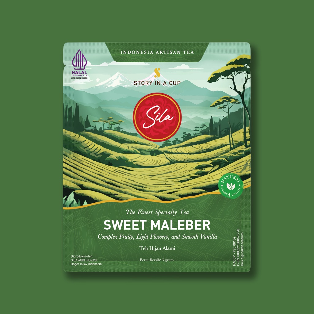 

Sila Specialty Tea - Sweet Maleber - Sachet Loose 3gr - Teh Premium - Green Tea