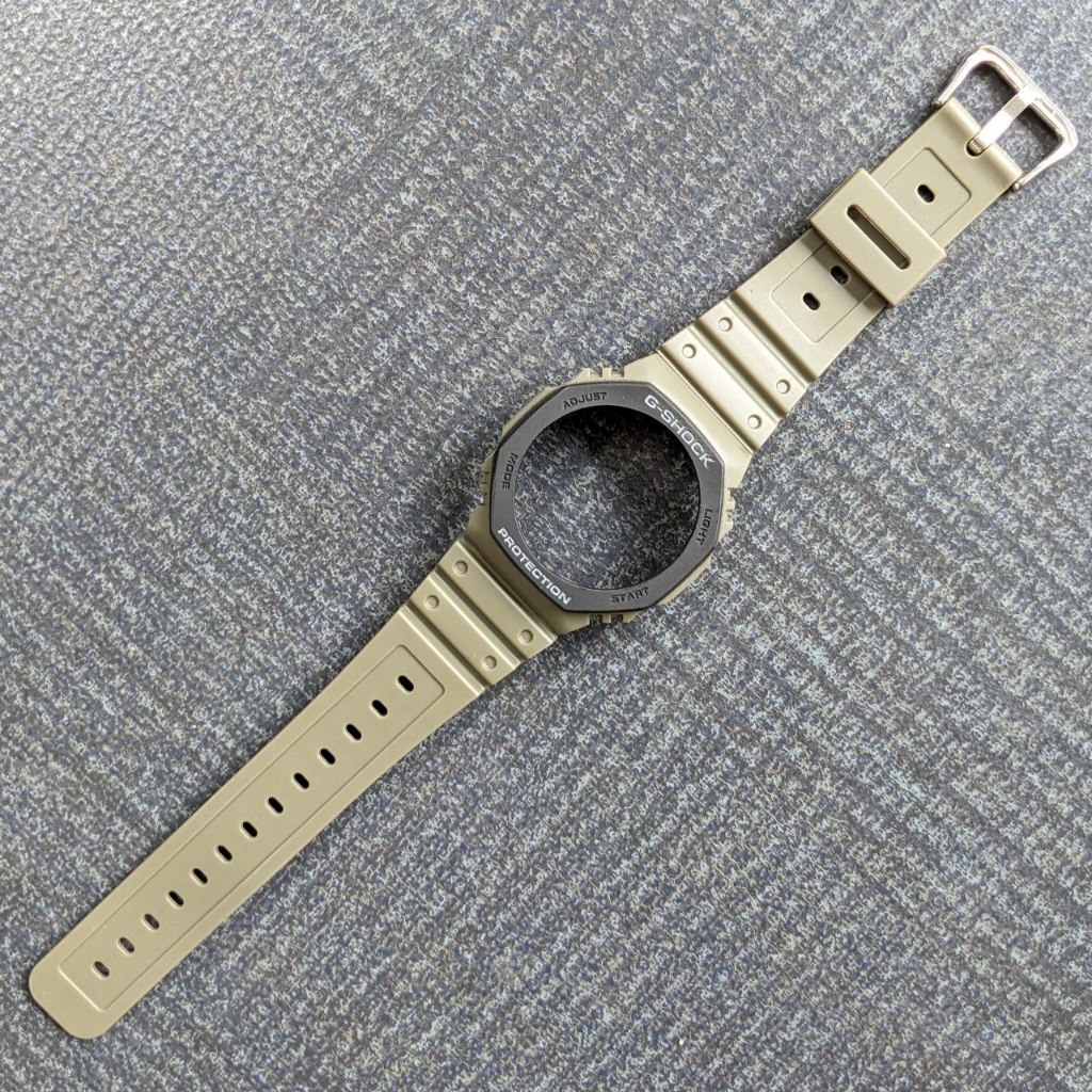 BNB STRAP CASIO BEZEL BESEL G SHOCK GSHOCK GA 2100 GA 2110 GA2100 HIJAU ARMY