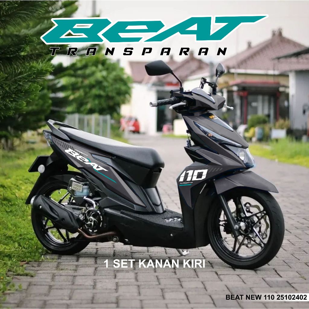 STICKER LIS STRIPING BEAT NEW ESP/ BEAT STREET VARIASI RACING 008 ABU