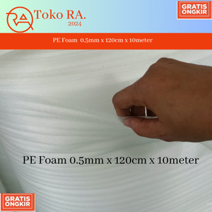 PE Foam 0.5mm x 120cm x 10 meter