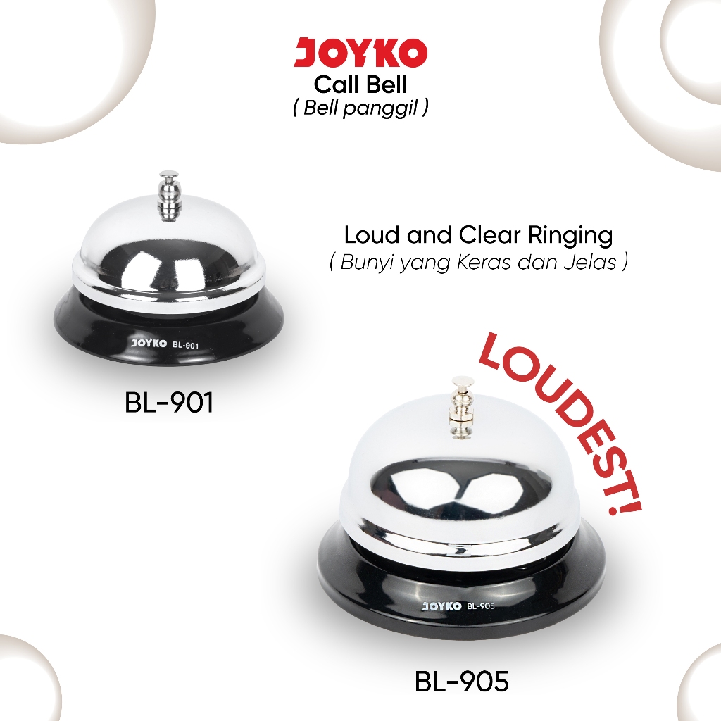 Call Bell Bel Panggil Bel Meja Joyko BL-901~905