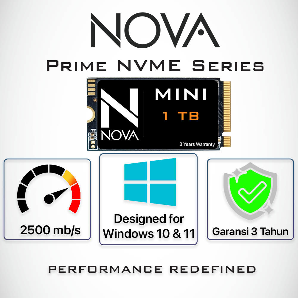 SSD NVME 2242 1TB M.2 Nova Mini M2 PCIe Gen3 X4 1 TB