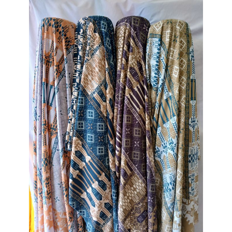 Kain Wolfis Etnik Motif Arabela Lebar 150cm