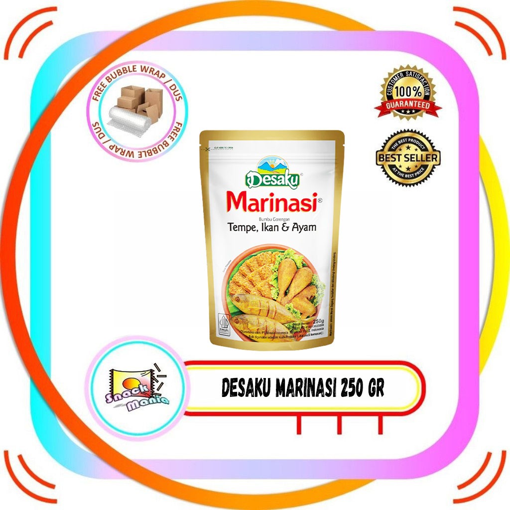 

DESAKU Marinasi Bumbu Tempe & Ikan Goreng ~ 250 gr Pouch