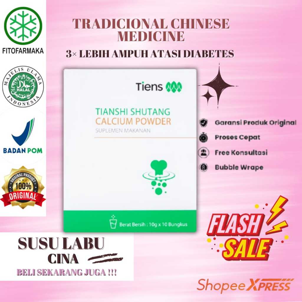 

HERBAL CINA Susu Labu Cina Ampuh Mengatasi Diabetes,Penurun Darah Tinggi Dan Memperbaiki Pankreas Shutang Calsium Powder