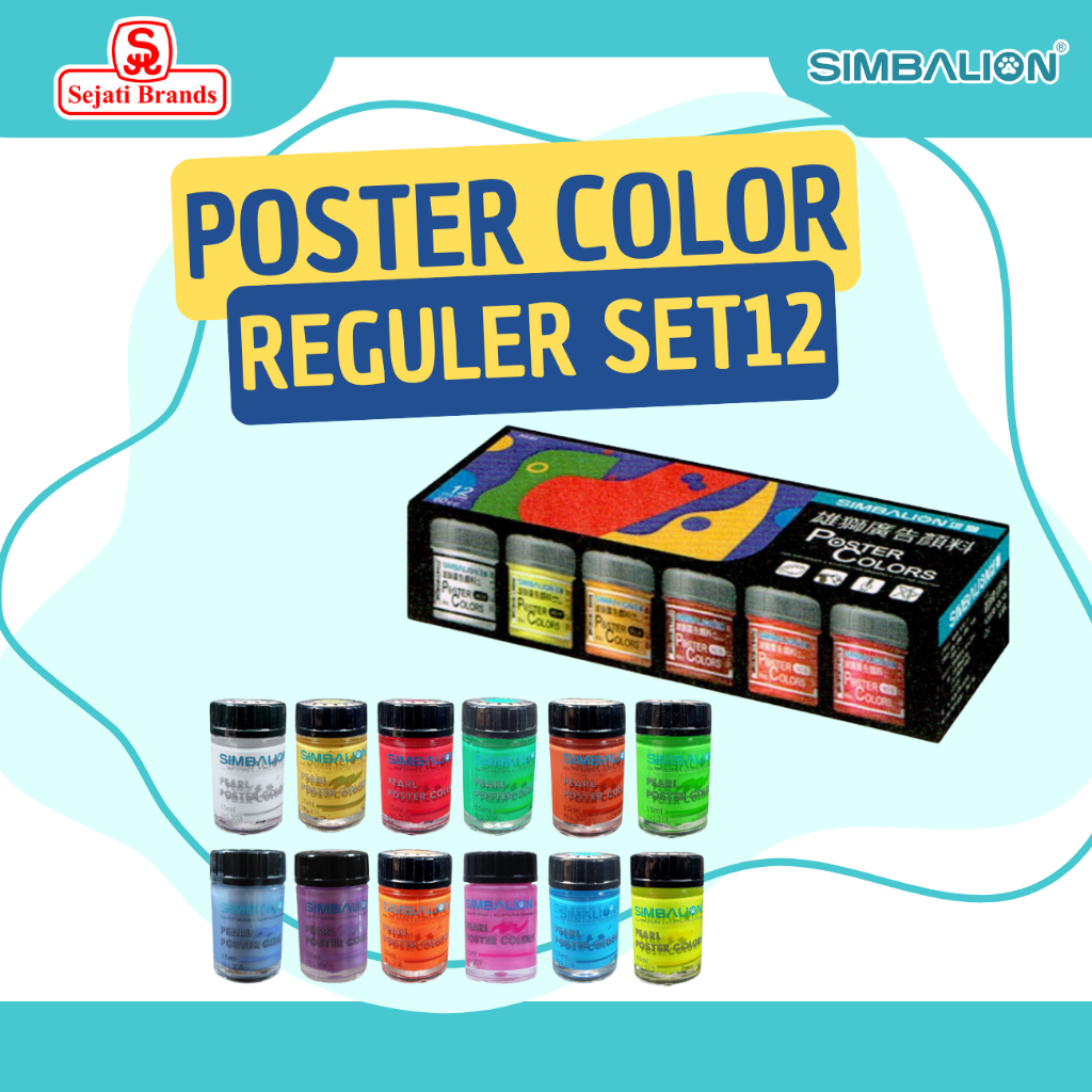 

SImbalion Poster Color 15cc Set 12 Warna - Cat Poster