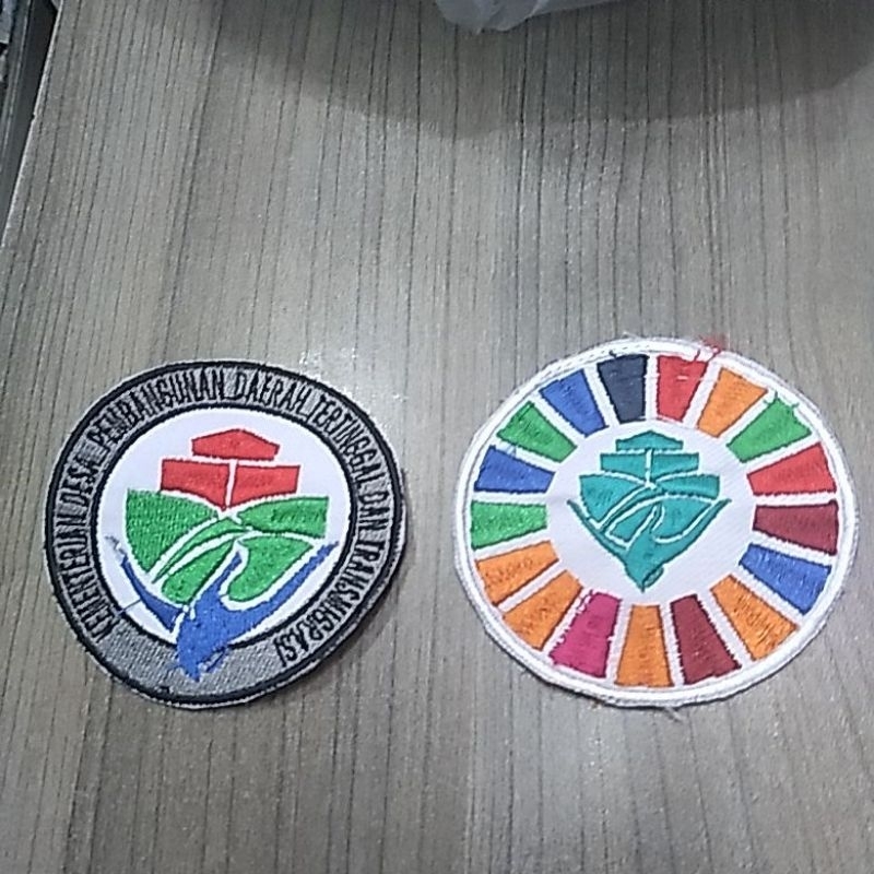 bed bordir logo kemendes kementerian desa