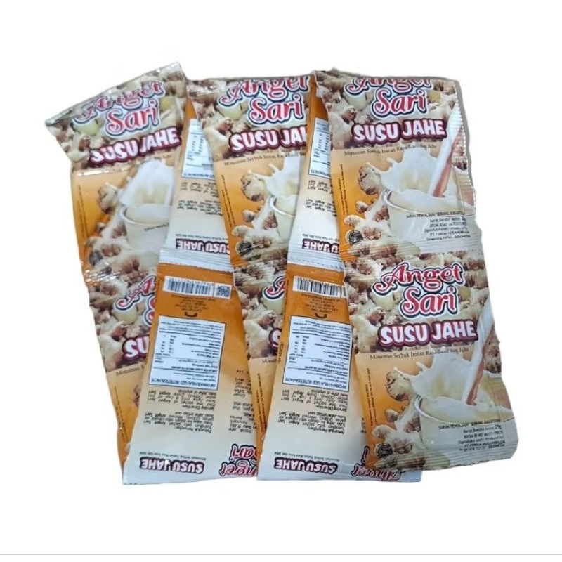 

Anget Sari Susu Jahe 1 Renceng isi 10 Sachet