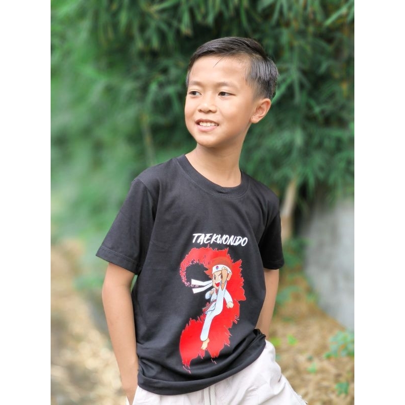 kaos anak taekwondo desain