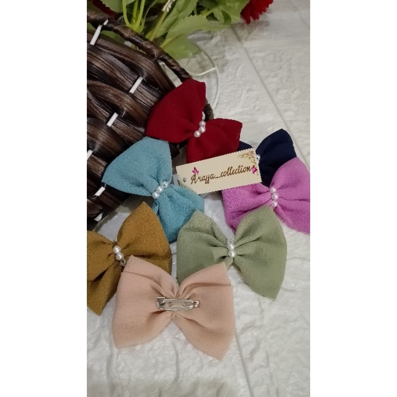 Bros pita/Pin hijab bahan kain