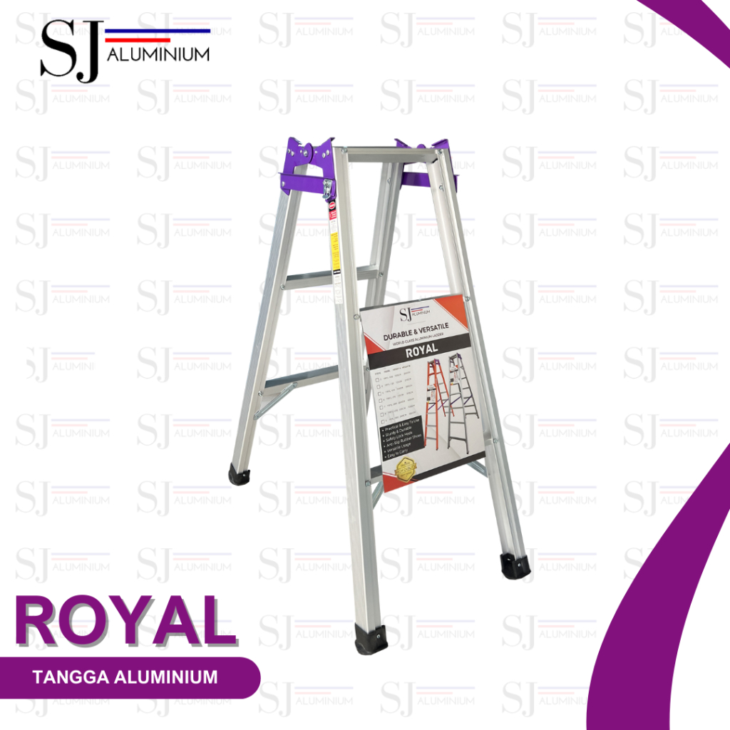 Tangga ROYAL - Tangga Aluminium - Tangga Lipat Aluminium Jumbo / Tangga Multifungsi / Tangga Dapur -