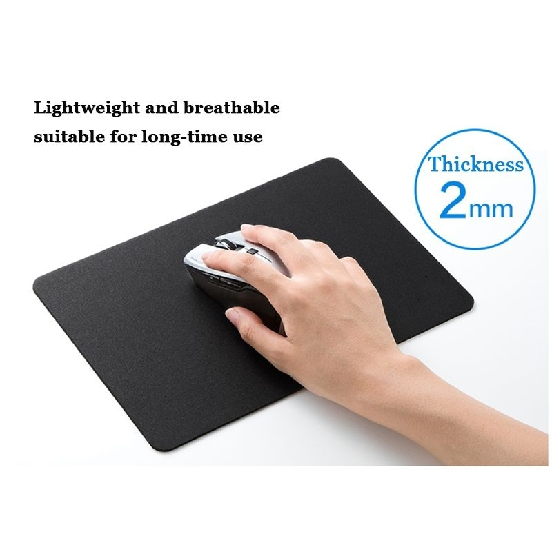 Mouse Pad Polos Anti-Slip 18x22cm / Alas Mouse Kantor Game Gaming Mousepad Polos Keren Mausepad Smoo