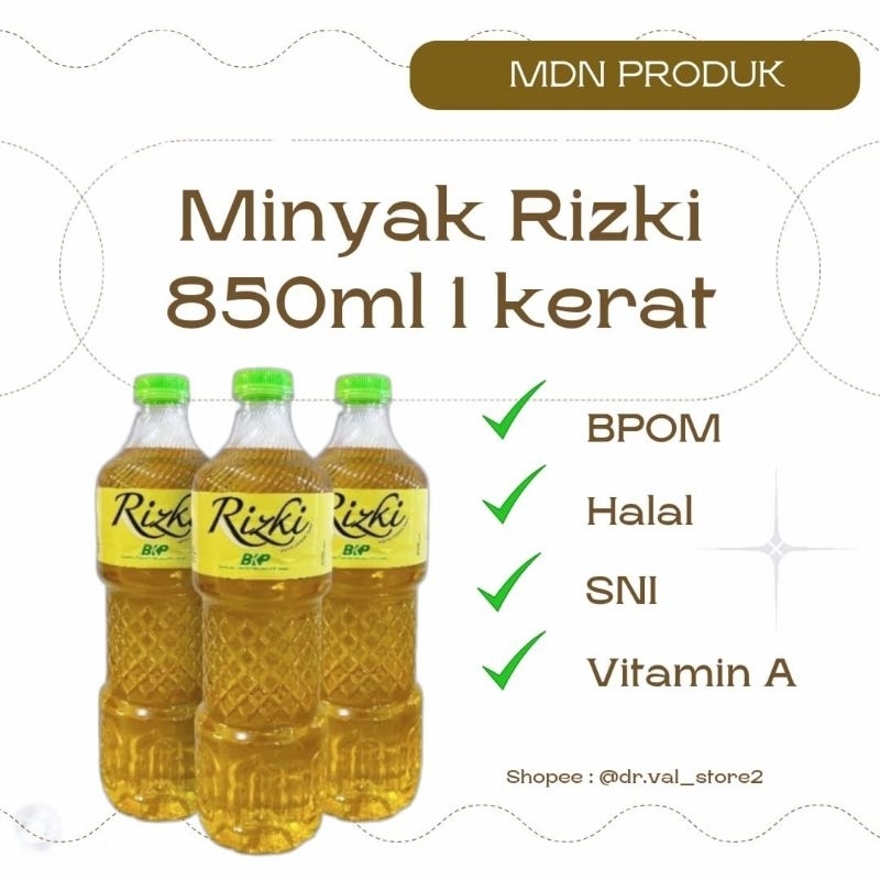 

PROMO Minyak Goreng Rizki 850ml 1 Krat minyak goreng murah berkualitas