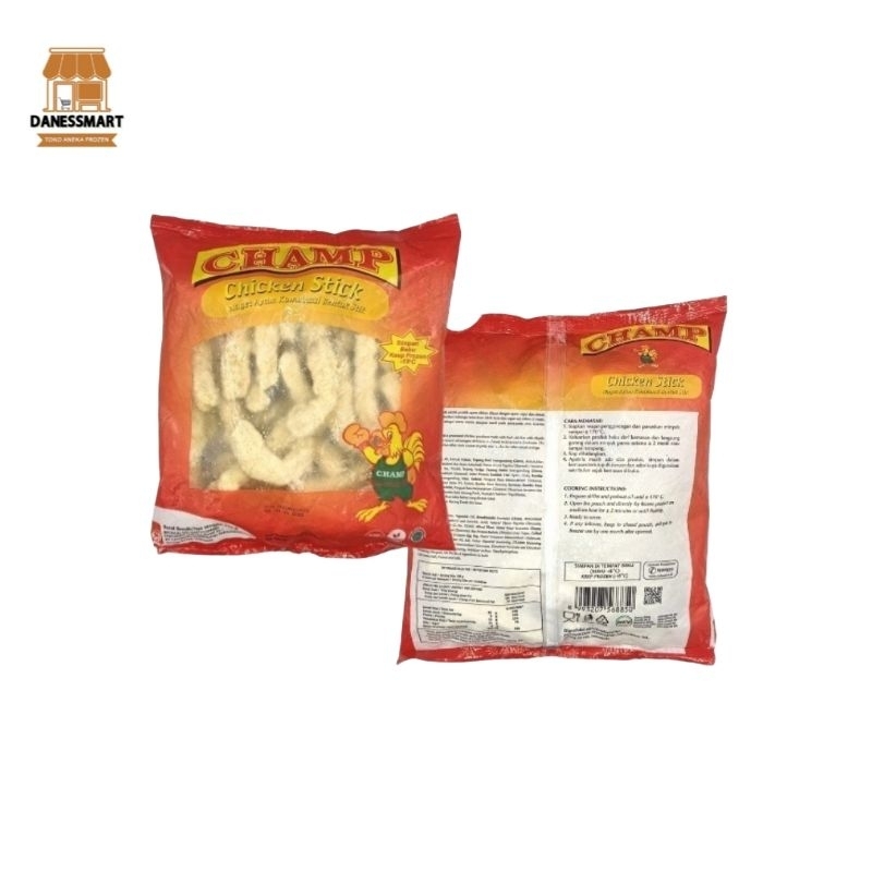 

Champ Nugget Stick 500gram Champ Stick Naget Ayam Bentuk Stik