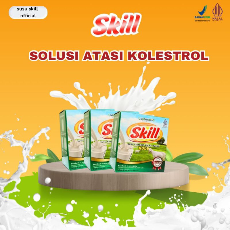 

Skill paket Bugar Susu Skill- Susu kambing Etawa Premium BPOM Solusi Atasi Kolestrol