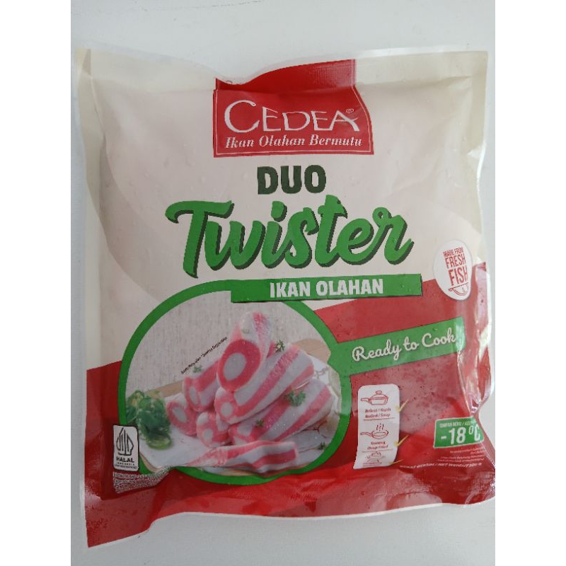 

Cedea duo twister 500gr - frozen food ikan olahan bermutu siap masak