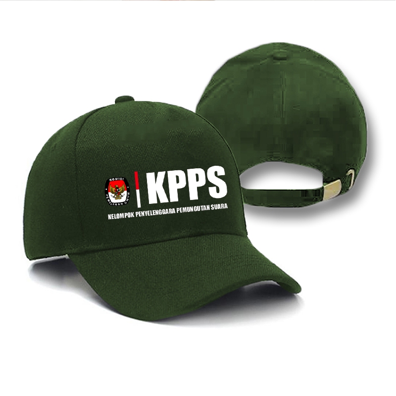 TOPI KPPS TERBARU / TOPI TRUCKER CUSTOM SABLON / FREE SABLON NAMA