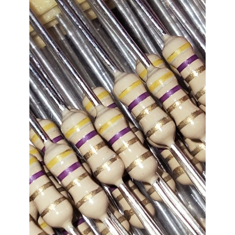 Resistor 4R7 1/4watt First ohm taiwan (10pcs)