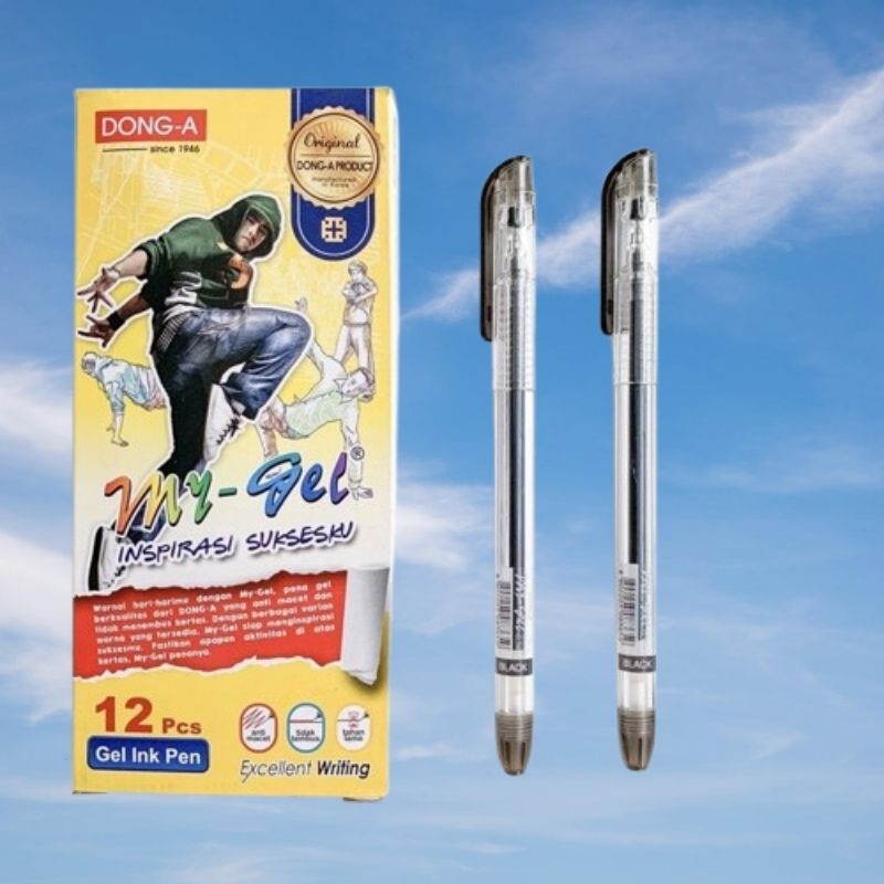 

Pena / pulpen MY GEL warna hitam