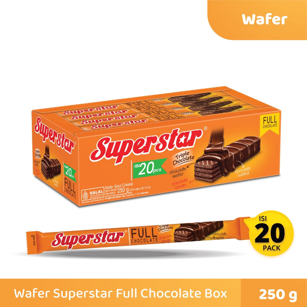 

Wafer Superstar Full Chocolate Box