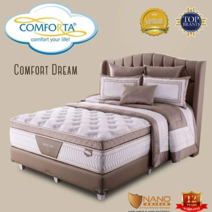 Springbed 180x200 COMFORTA DREAM kasur LATEX Premium