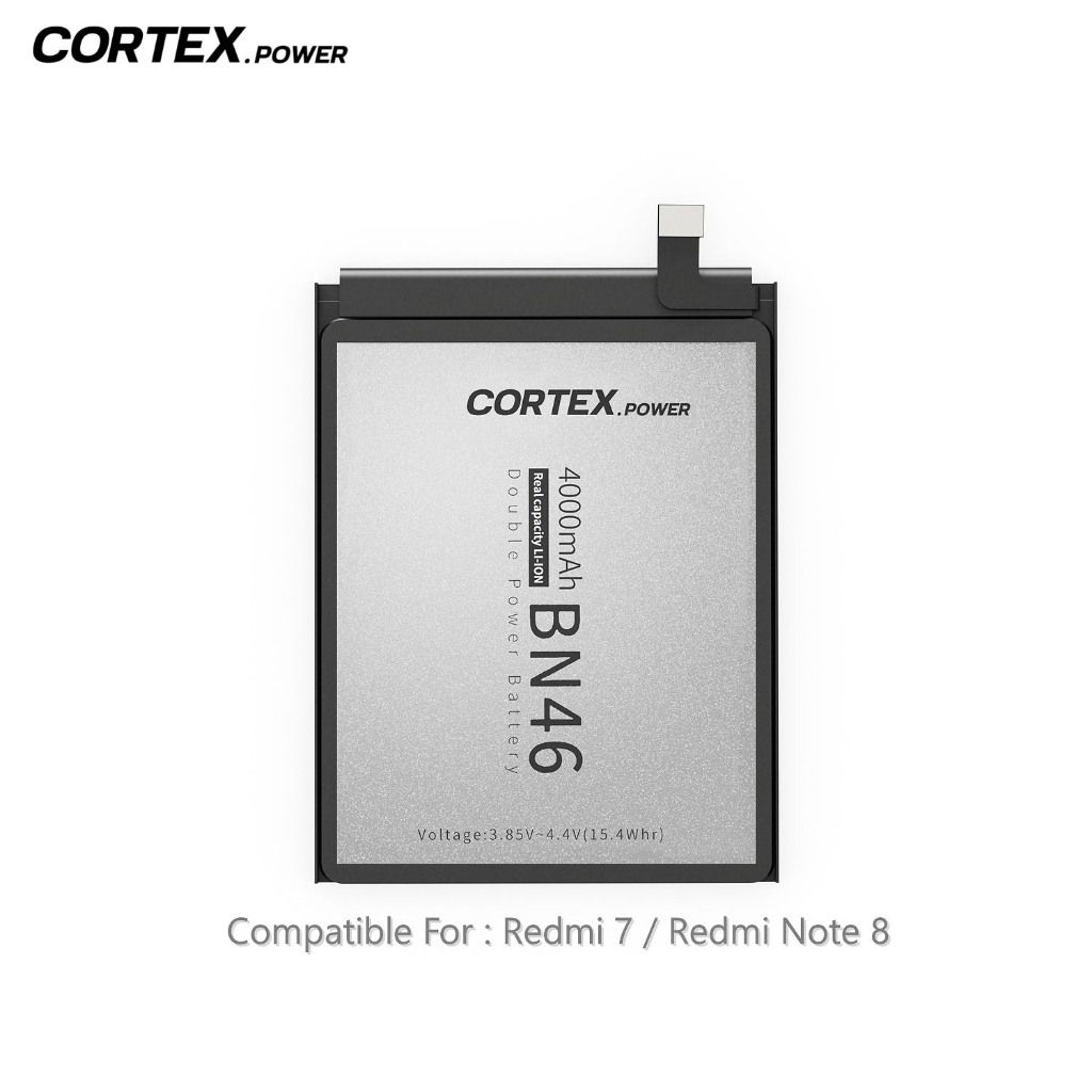 Cortex Power -  Baterai BN46 Compatible for Redmi 7 / Redmi Note 8 Original Double Power IC Real Cap