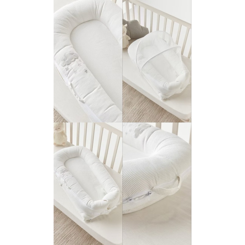 Sleeping nest baby with mesh giggles babyshop juniors kasur bayi