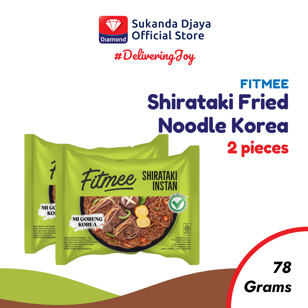 

Fitmee Mie Instan Shirataki Goreng Korea Gluten Free Isi 2 Pcs