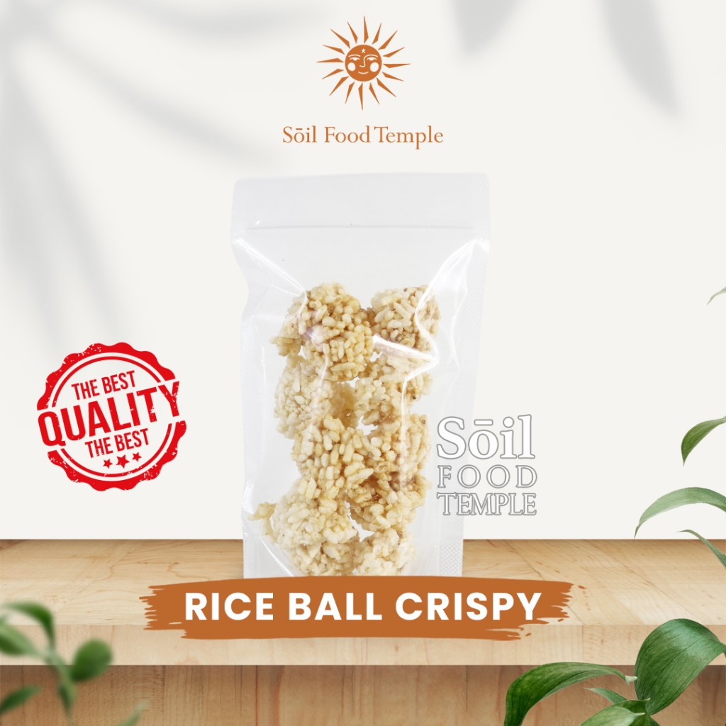 

Crispy Rice Balls - Soil Food Temple