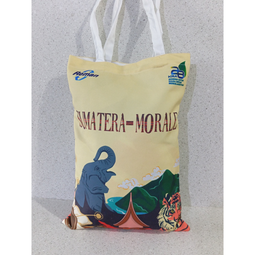 Totebag Custom / Tas Blacu / Totebag Kanvas Custom Satuan Printing SBY